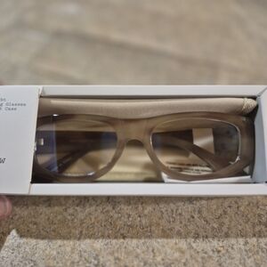 Stylish Brown Blue Light Filtering Glasses New